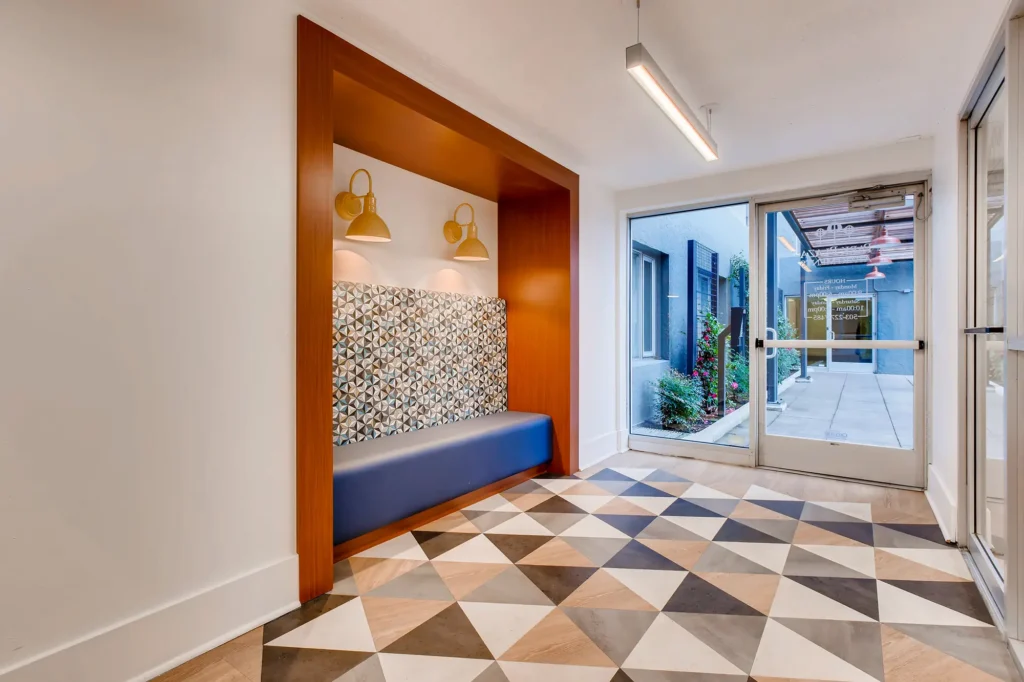 Front lobby with lounge area